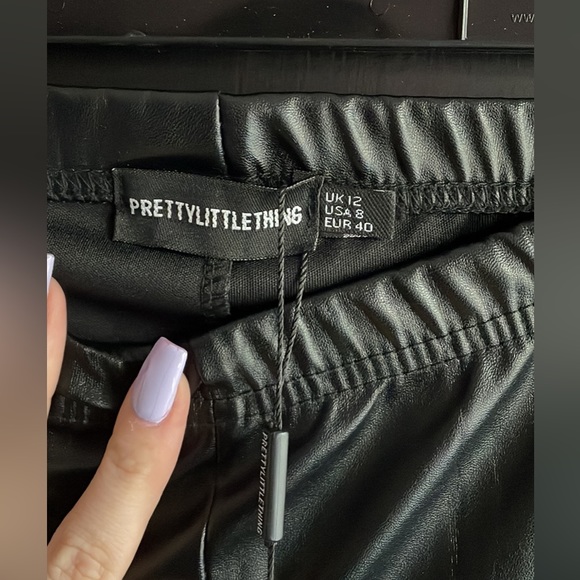 Pretty Little Thing PU Pants - Picture 5 of 5